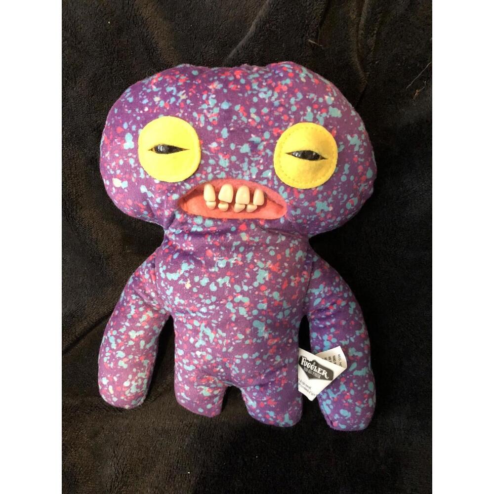 Fuggler Laboratory Misfits Squidge Limited Edition 9" Ugly Monster Plush Purple